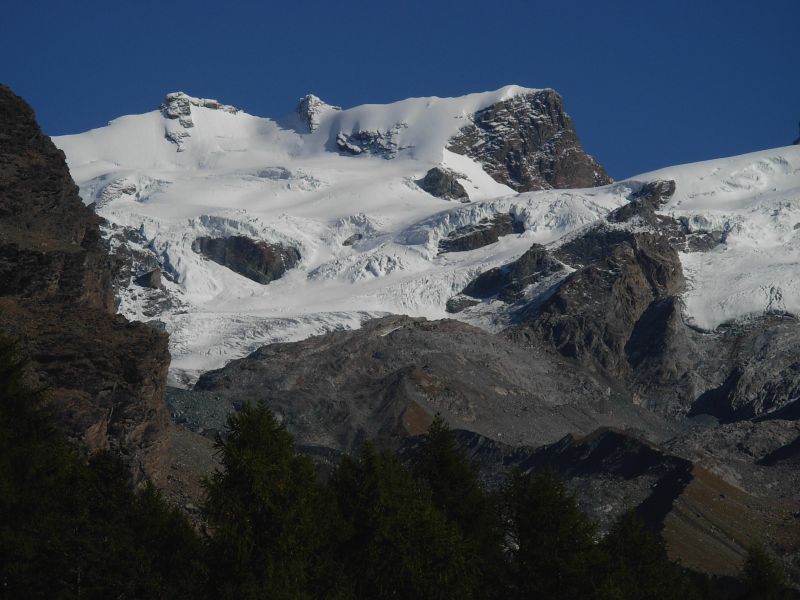 Ghiacciaio di Verra dall'Alpe di Nana/Nannaz - Foto di Gian Mario Navillod.