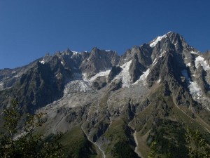 Il massiccio del Monte Bianco dall'Alpe Léche - Foto di Gian Mario Navillod.
