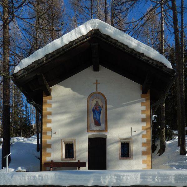 Cappella della Trinità a Chamois - Foto di Gian Mario Navillod.