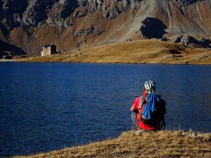 Santuario e Lago Miserin - Foto di Gian Mario Navillod.